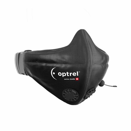 OPTREL Replacement black mouth-nose mask for the 4700.010 Swiss Air Respirator 4160.500